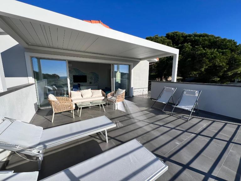 Villa Serena vista mare - Ferienwohnung Lacona