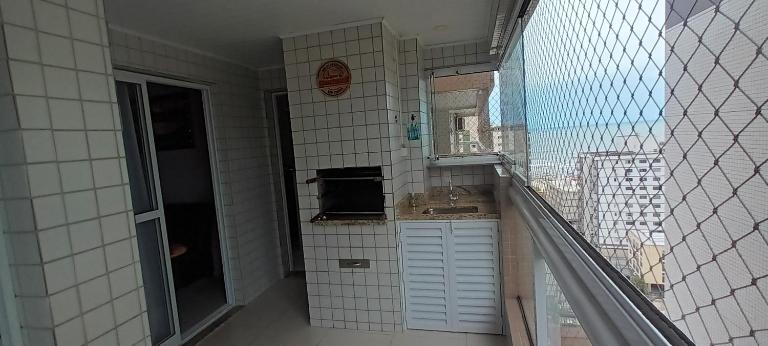 Apto com sacada GOURMET VISTA MAR - B&B Praia Grande