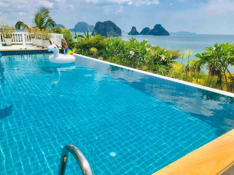 The Sunny Hill Pool Villa 180° Panoramic Sea View - B&B Ban Hua Hin