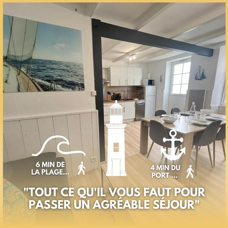 LE PHARE DE LA COTINIERE - Proche port et centre ville - B&B La Flotte