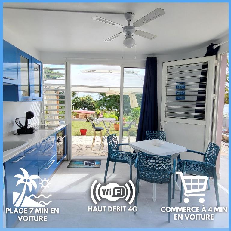 Appartement Sainte-Luce - Jacuzzi Privé et Vue sur le Diamant - B&B Sainte-Luce