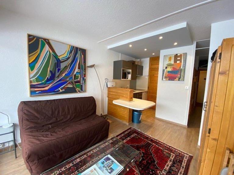 Studio 4 pers balcon, accès direct pistes, ascenseur - FR-1-602-115 - Ferienwohnung Arette