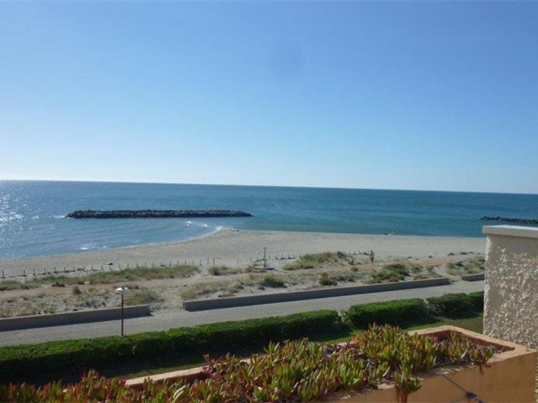 Appartement T3 face à la mer avec terrasse panoramique et parking privé - Le Barcarès - FR-1-81-466 - B&B Le Barcarès