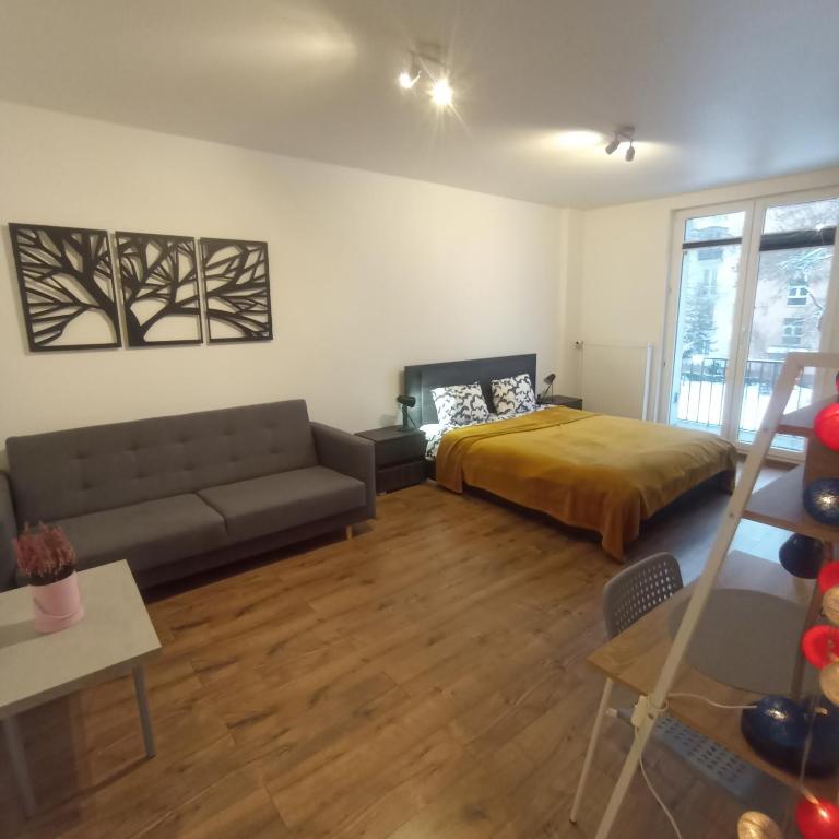 Apartament Wrzosowy Balkon Łódź - B&B Lodz