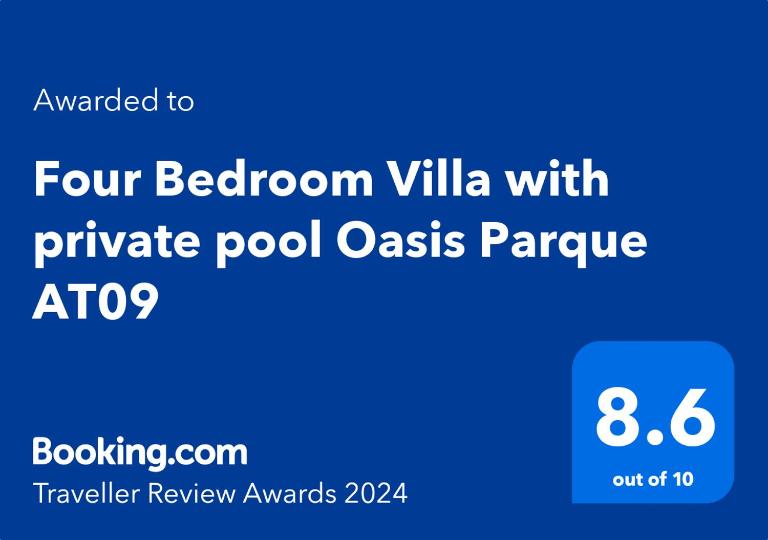 Four Bedroom Villa with private pool Oasis Parque AT09 - Ferienwohnung Portimao