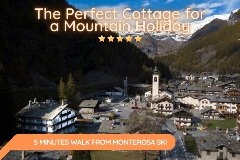 5 Minutes from Monterosa Ski, Small Cottage - B&B Gressoney-La-Trinitè