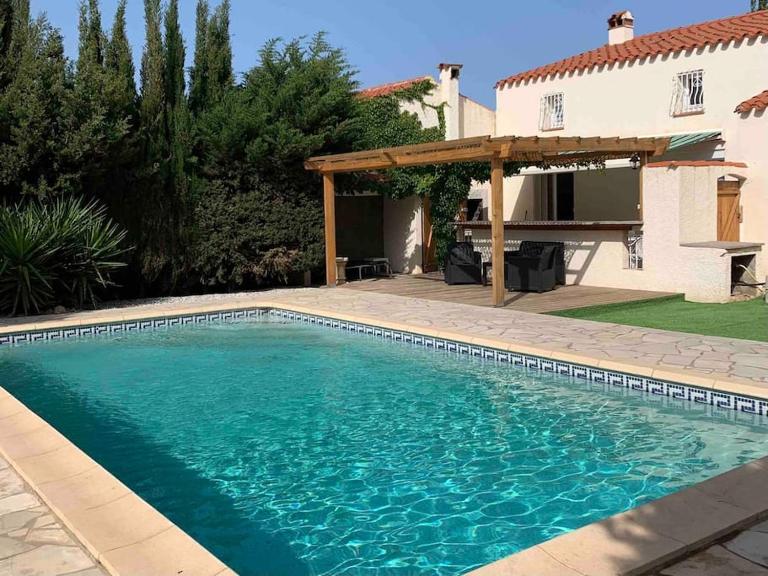 Jolie Villa piscine à 15 min du Barcarès - Bed and Breakfast Salses-le-Château