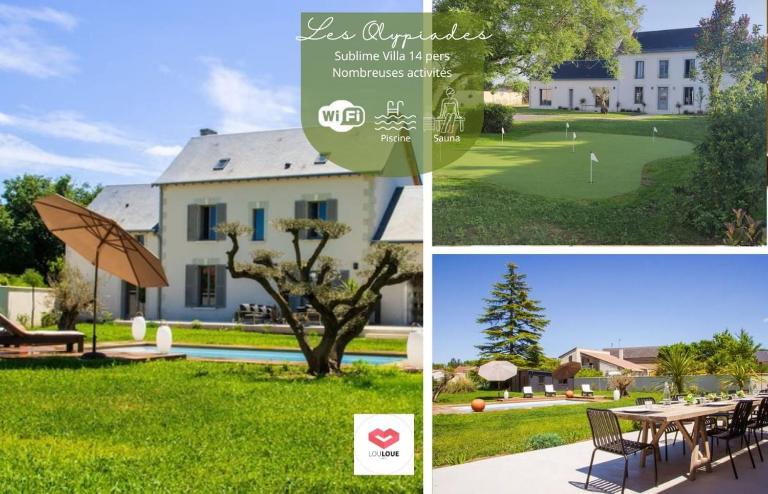 Les Olympiades - Magnifique Villa d'évasion - B&B Vendeuvre-du-Poitou