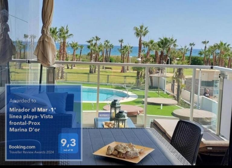 Mirador al Mar -1ª línea playa- Vista frontal-Prox Magic World - Ferienwohnung El Borseral