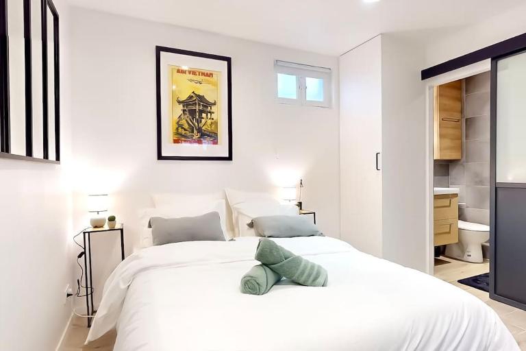 Studio 2 Joli studio neuf veranda d ete bords de Marne 5 km paris - B&B Champigny-sur-Marne