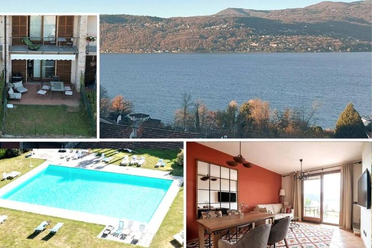 Lake view, Pool, near beach, Pinball, Darts Arcade - Ferienwohnung Laveno-Mombello