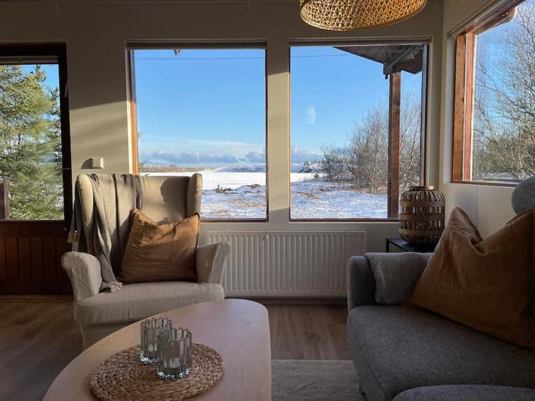 Lakeview cabin near Kirkjubaejarklaustur - B&B Kirkjubæjarklaustur