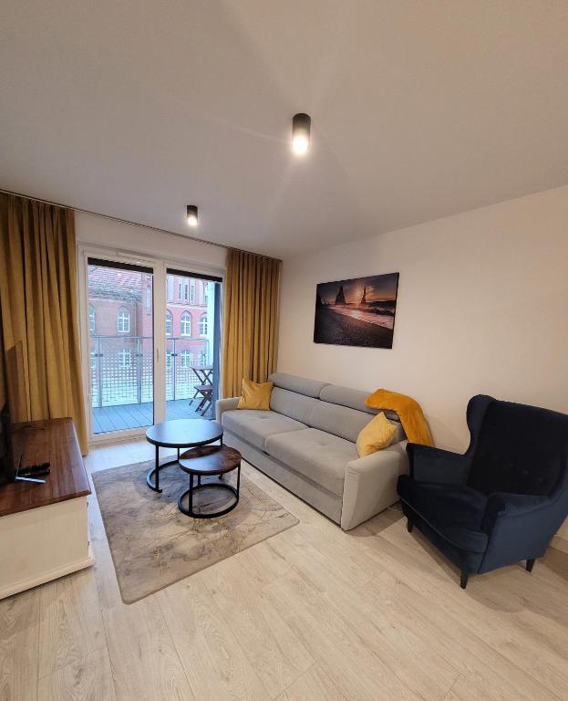 Horyzont Apartamenty-ANTON-Piękny apartament blisko centrum, dwie sypialnie, prywatny garaż - Ferienwohnung Kolberg