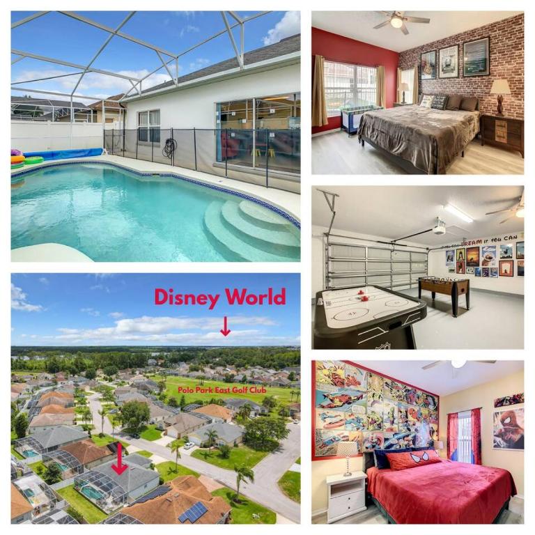 Single Level POOL Home Themed Room by Disney - B&B Kissimmee