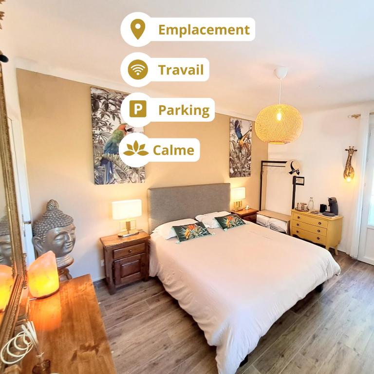 Chambre deluxe Olivièr et Pinedo - Ferienwohnung La Valette-du-Var