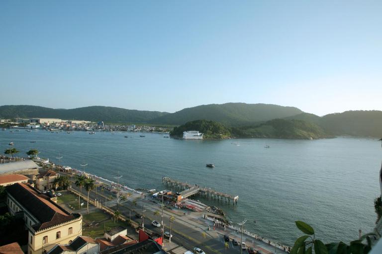 Apto charmoso com vista mar na Ponta da Praia - Chambres d'hôtes Santos