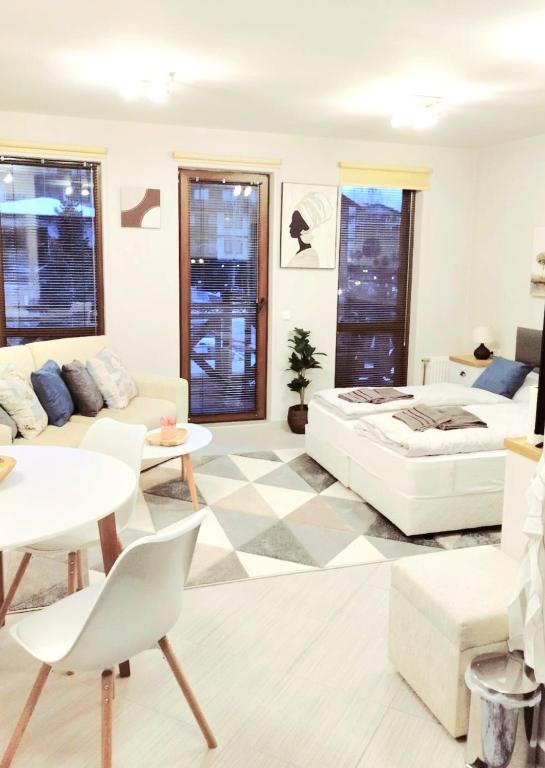 Spacious luxury studio with mountain view - SPA available - B&B Bansko