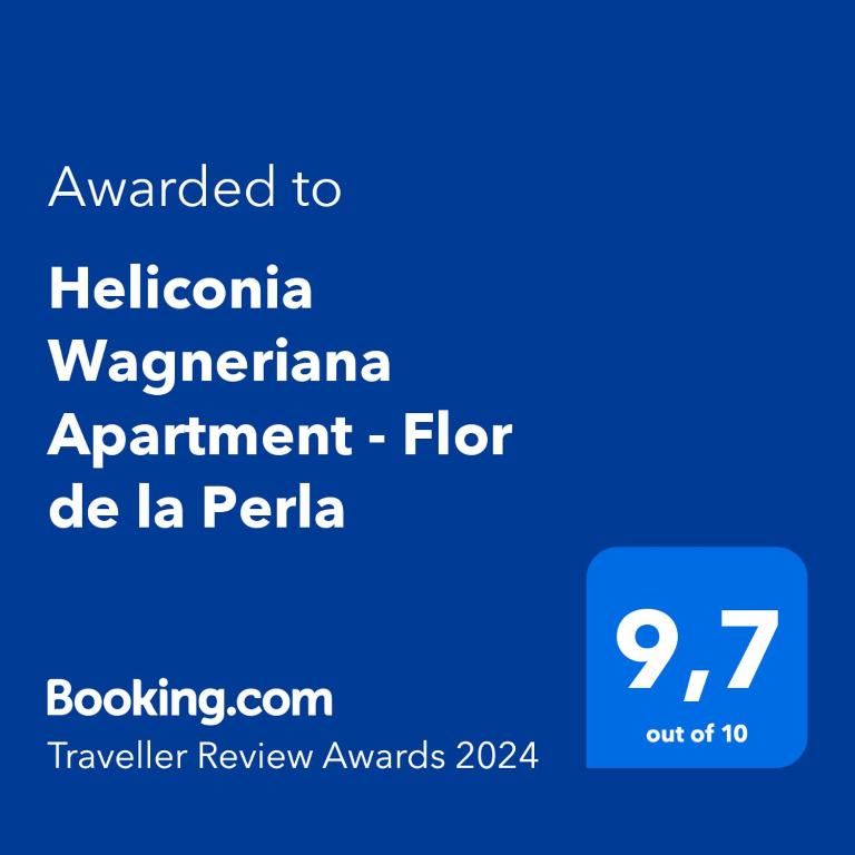 Heliconia Wagneriana Apartment - Flor de la Perla - B&B Santa Marta