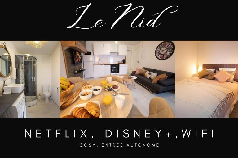 Le Nid 3 étoiles Wifi, Netflix, Disney, Coeur de Bastide - B&B Villefranche-de-Rouergue