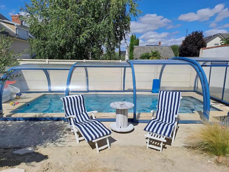Chambre bleue avec accès plage - Bed and Breakfast Bourges