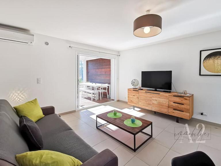Appartement 4 Pers - Cala Rossa - Piscine - Ferienwohnung Lecci