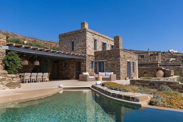 Lethos Villa - Tinos - B&B Kiónia