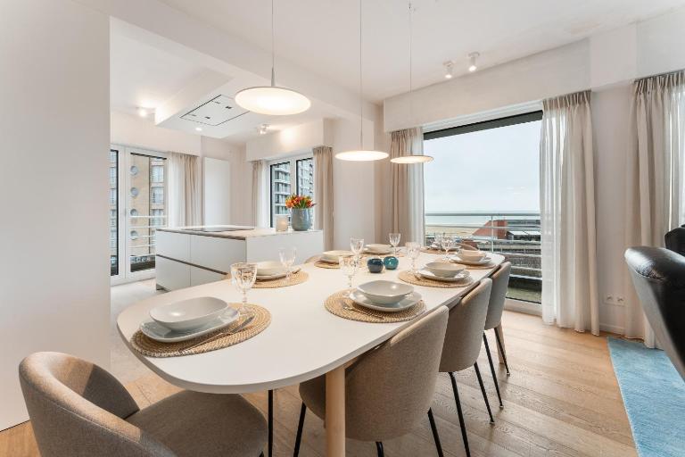 Ruim en luxueus app met zeezicht én garage - 8p - Ferienwohnung Knokke-Heist
