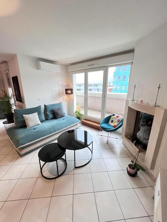 Standing, balcon avec vue, clim, tt équipé confort - Ferienwohnung Échirolles