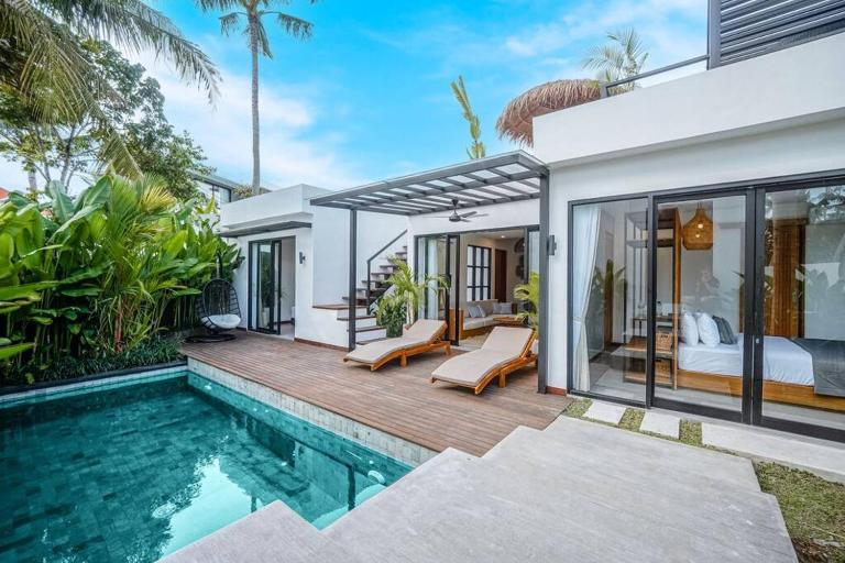 Villa Nyanyi Satu - 4BR Luxury Tropical Jungle Villa 4 Mins to Beach - B&B Tanah Lot