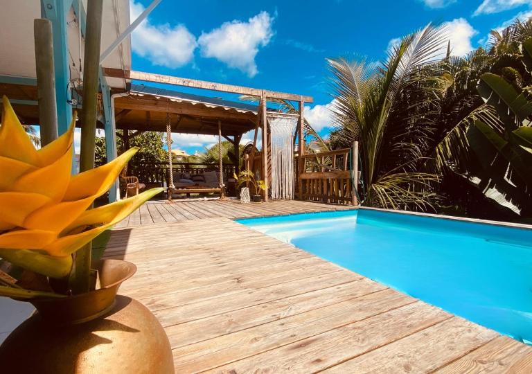 Villa caraïbes Piscine vue sur le zion Sainte-Anne - Bed and Breakfast Sainte-Anne