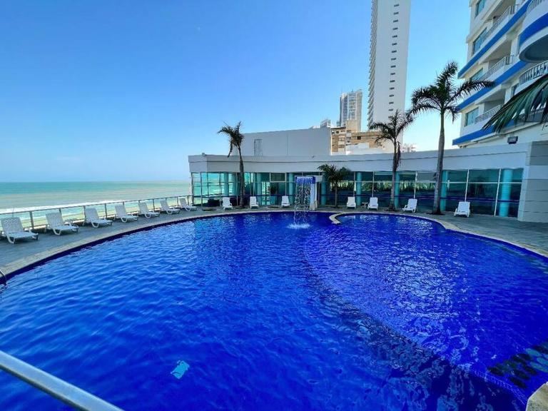 Apartamento ideal frente al mar con vista espectacular - Chambres d'hôtes Carthagène