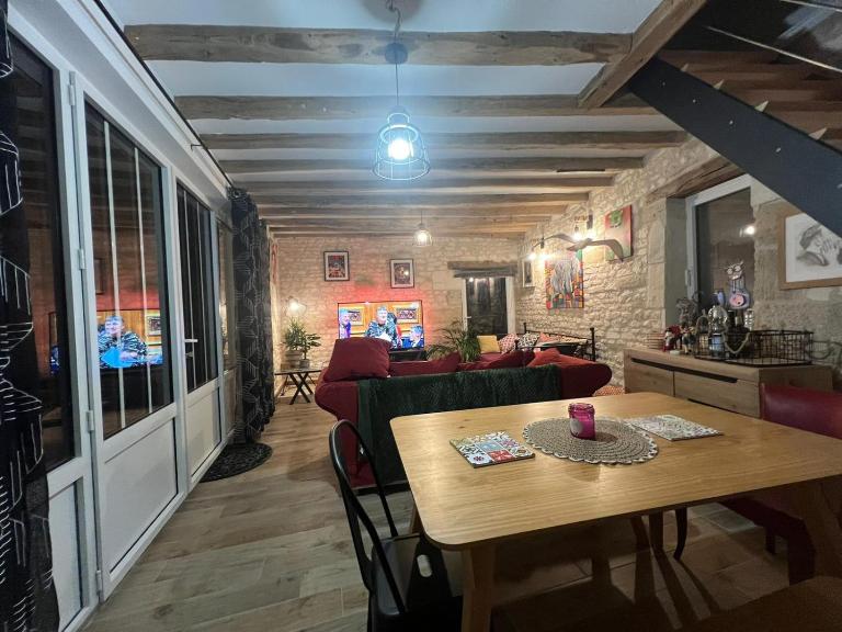 Moonlight cottage with spa saumur - B&B Courchamps