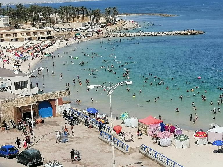 Beach Palmier Monastir Apartment - Chambres d'hôtes Monastir