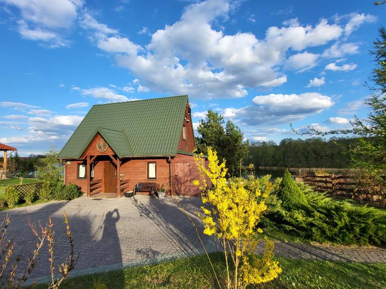 Dom Zielony nad jeziorem Orzyskim - B&B Skomack Wielki