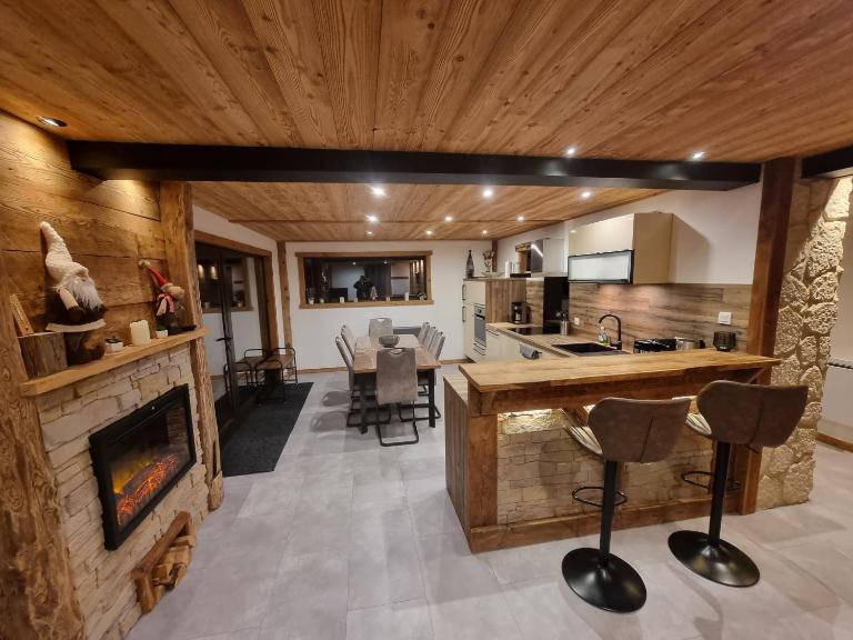 Appartement chalet montagne cosy 8 places - B&B Réallon