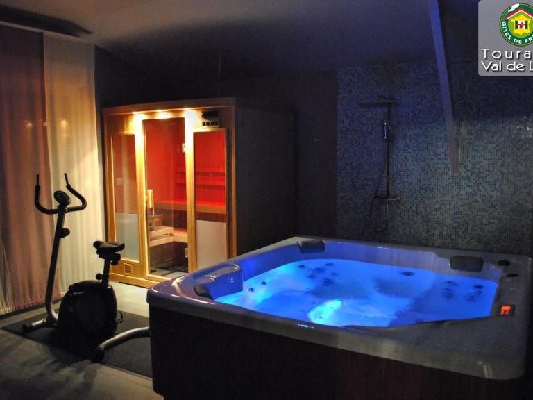Maison en Touraine avec Spa et Sauna, proche Châteaux de la Loire - FR-1-381-473 - B&B Benais
