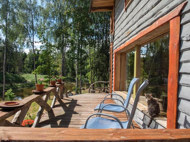 Elupuu forest cabin with sauna - Chambres d'hôtes Nooska