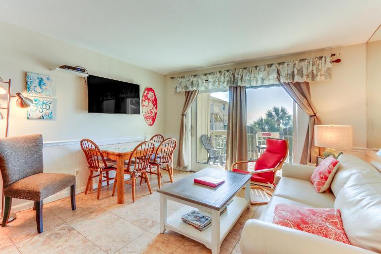 Ocean-View Balcony: Beachfront Hilton Head Condo - B&B Hilton Head