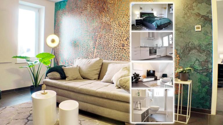 Modernes, zentrales Apartment in Troisdorf, Region Köln Bonn, 3 Etage, maximal für 4 Personen, Parkplatz & Netflix inklusive - Chambres d'hôtes Troisdorf