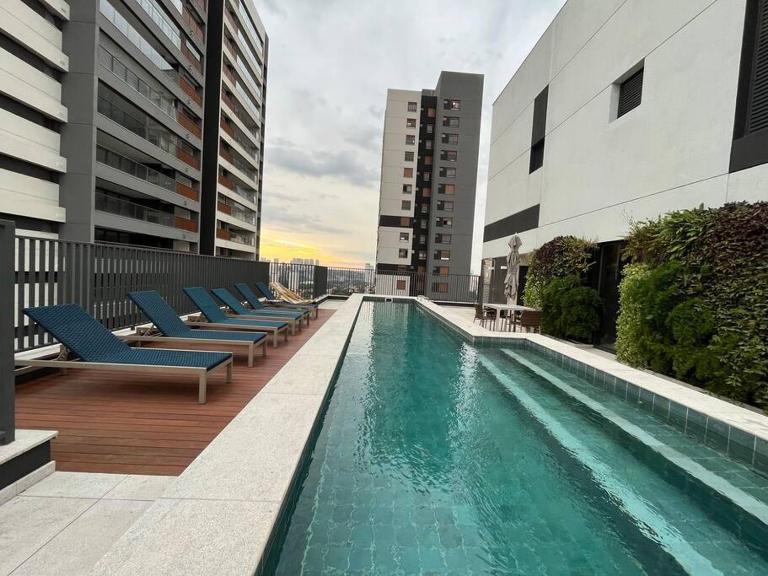 Lindo Studio com piscina - Ferienwohnung São Paulo