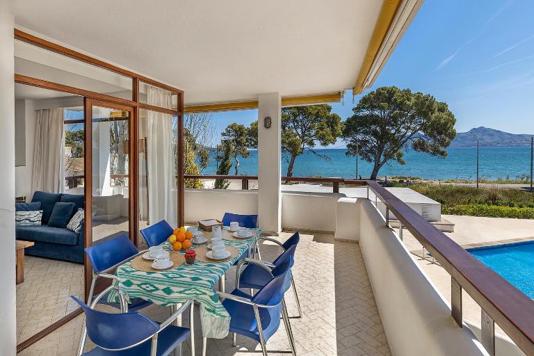 Llenaire 1, sea view, pool, wifi - B&B Port de Pollença