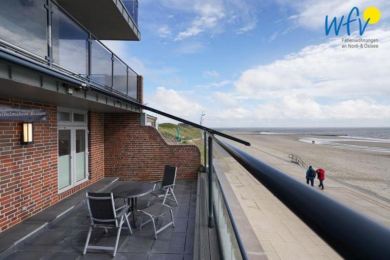 Haus Wilhelmshöhe Ferienwohnung Meeresblick - Ferienwohnung Borkum