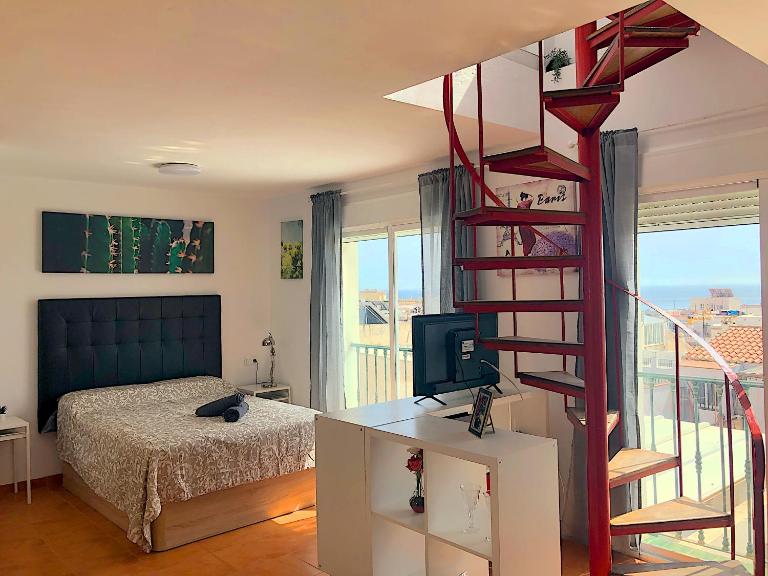 Studio Nerja Center I Terrace Sea View - Bed and Breakfast Nerja