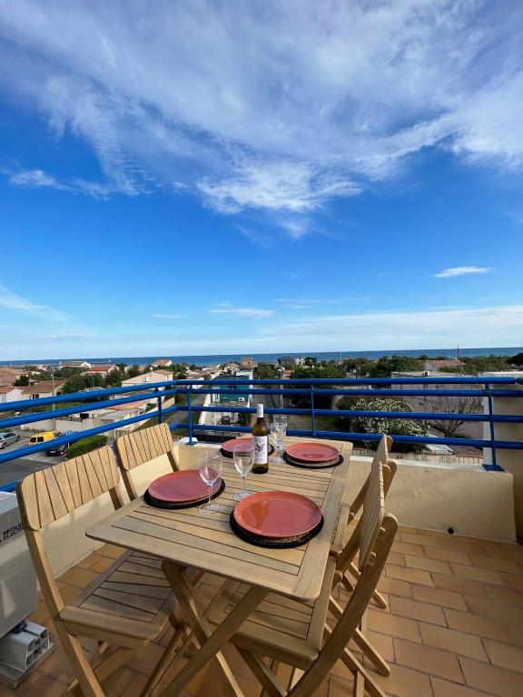 Panoramic 180 terrace with sea and pond views - Bed and Breakfast Frontignan