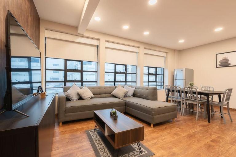 401 Location 3Bdrm 2bath apt with AC Rooftop - Chambres d'hôtes Mexico