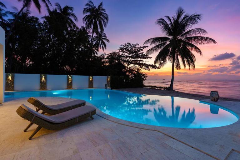 塔羅别墅-直通海滩的三卧海滨别墅 - B&B Ko Samui