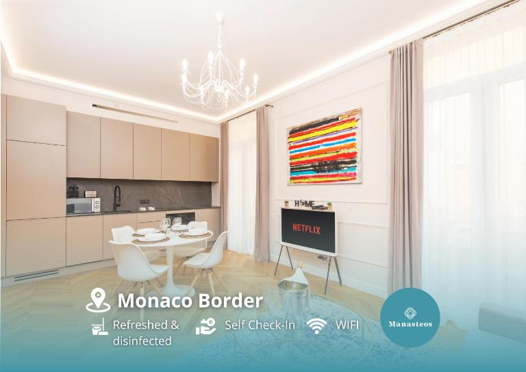 5mn Monaco - Luxueux appartement - BT - Bed and Breakfast Beausoleil