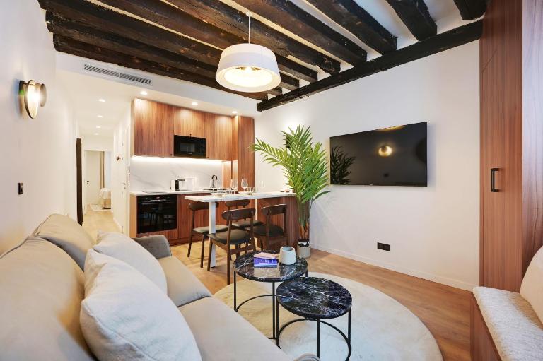 Chic apartment - 1BR-4P -AC- Marais-Vosges - B&B Parigi