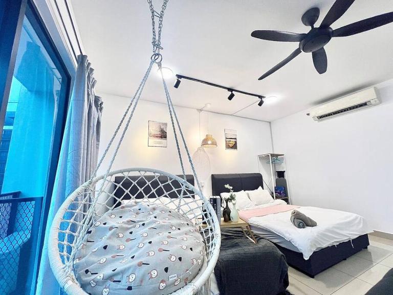 M 1-5Pax Cozy Home Trefoil 2QBeds Setia Alam WiFi - Ferienwohnung Shah Alam