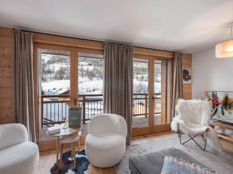 Appartement neuf 3 chambres proche pistes avec parking - FR-1-570-58 - Bed and Breakfast Praranger